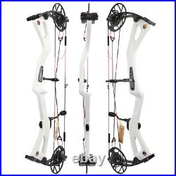 0-70lbs Compound Bow Set 345fps Carbon Hunting Bow Archery Adult Hunting
