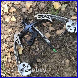 14 Mini Compound Bow Set 25lbs Bowfishing Hunting Archery Triangle Bow Arrows