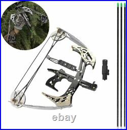 14 Mini Compound Bow Set Laser Sight 25lbs Archery Fishing Hunting Shooting