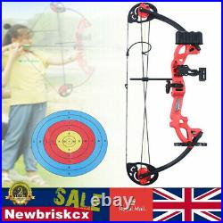15-25lbs Adjustable Compound Archery Shooting Bow & Arrows Set Right Hand UK