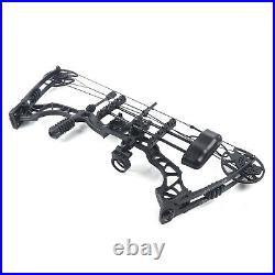 16-30 35-70lbs Compound Bow Arrows Kit 320fps Adjustable Archery Hunting Target