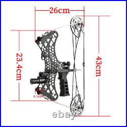 17 Mini Compound Bow Set 35lbs Arrows Laser Sight Archery Fishing Hunting RH LH