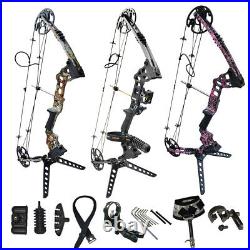 20-70LBS Archery Compound Bows Sets Shooting Shooting Takedown Left/Right Hand