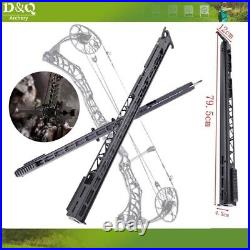 20-70lbs Compound Recurve Hunting Archery Steel Ball Launcher Rapid Bow Shooter