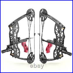 25lbs Mini Compound Bow Arrow Set 16 Hunting Archery Laser Sight RH LH Fishing
