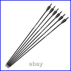 28/30/32 Spine 500 Carbon Arrow OD 7.8 mm ID 6.2 mm for Recurve/Compound Bows