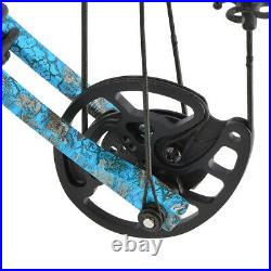 30-60lbs Archery Compound Bow 38 Fishing Hunting 310FPS Adjustable Bow Target