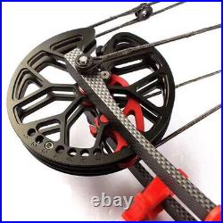 30-60lbs Archery Compound Bow Steel Ball Catapult Dual-use Fishing Hunting
