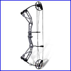 30-70lbs Compound Bow Set 320fps 21-30 CNC Hunting Bow Archery Adult Hunting