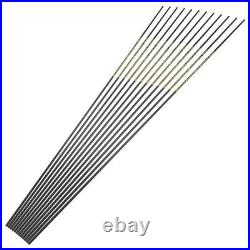 32 Pure Carbon Arrows Shaft. 001 ID3.2mm SP300-1000 Bow Hunting Target DIY