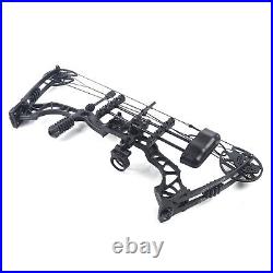 35-70LBS Compound Bow Kit + 12 Arrows Hunting Target Shooting Practice Tool NEW