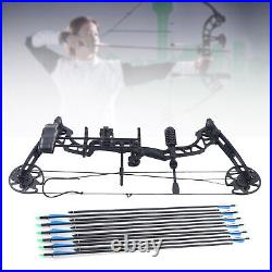 35-70Lbs 329fps Adult Compound Bow Kit Archery Hunting Shooting & 12 Arrows UK