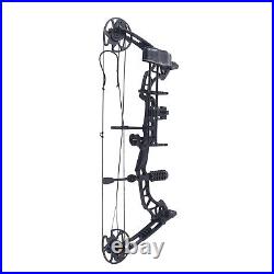 35-70Lbs 329fps Adult Compound Bow Kit Archery Hunting Shooting & 12 Arrows UK