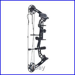 35-70lbs 329fps Compound Bow Arrows Kit Adjustable Archery Hunting Target