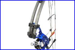 40-60lb 40 M106 Blue/Black Aluminum Compound Bow Archery Adjust with Accessories