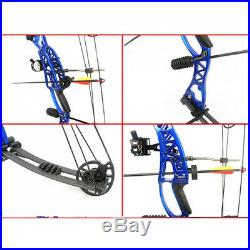 40-60lbs Adjustable Compound Bow Archery Right Left Hand 40'' Aluminum Hunting