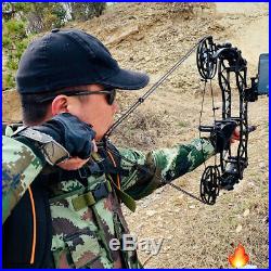 40-60lbs Compound Bow Dual-use Archery Hunting Fishing Catapult Steel Ball