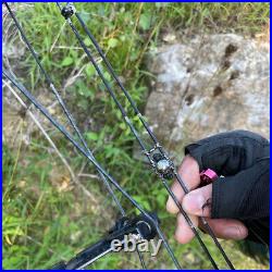 40-65lbs Compound Bow Steel Ball Dual-use Archery Arrow Fishing Hunting RH LH