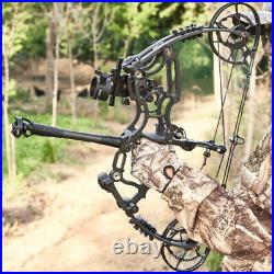 40-65lbs Compound Bow Steel Ball Dual-use Archery Arrow Fishing Hunting RH LH