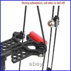 40-70lbs Carbon Compound Bow Steel Ball Arrows Archery Hunting Fishing RH LH