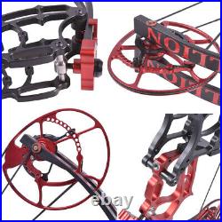 40-70lbs Compound Bow Short Axis Hunting Fishing Archery Arrows Right Left Hand