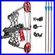 45lbs_Mini_Compound_Bow_Set_Steel_Ball_Arrows_Fishing_Hunting_Dual_use_Archery_01_qhi