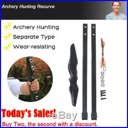54/40lb Archery Hunting Recurve Compound Bow Shooting Longbow Right Hand Black