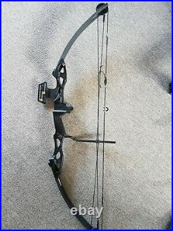 55LB Black Hotaka Rambo Style Compound Archery Shooting Bow & Adjustable Sight 