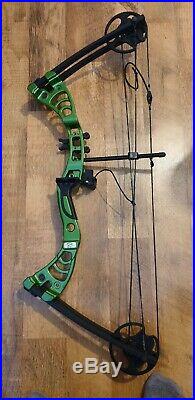 ASD Monster Compound Bow 30lb to 55lb Green Adult Right Handed 19 to 29