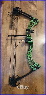ASD Monster Compound Bow 30lb to 55lb Green Adult Right Handed 19 to 29
