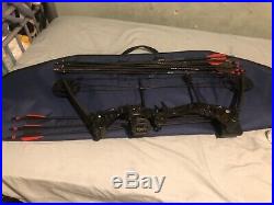 Adjustable Compound bow (15lb-60lb) comes with release aid, quiver, 15x arrows