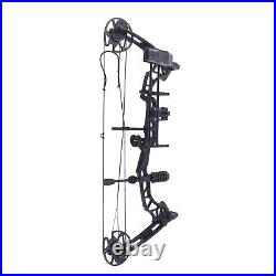 Adults 30-70lbs Compound Bow Arrows Kit 329fps Adjustable Archery Hunting Target