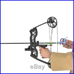 Archery 16 Mini Compound Bow Set 35lbs Right Left Hand Laser Sight Arrows Hunt