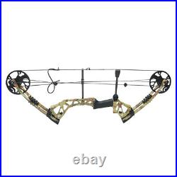 Archery Compound Bow 15-70lbs Camo Adjustable Outdoor Field Target Hunting Shoot