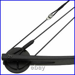 Archery Compound Bow 25lb-55lb Quiver Target Practice & 10 Fiberglass Arrows