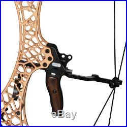 Archery Compound Bow 350fps 40-85lbs Short Axis Adjustable Hunting Fishing