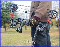 Archery Compound Bow Arrow Dual-Use Can Launch Steel Ball 30-60lbs Free Shipping
