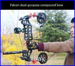 Archery Compound Bow Arrow Dual-Use Can Launch Steel Ball 30-60lbs Free Shipping