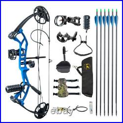 Archery Compound Bow Arrows 10-40lbs Adjustable Beginner Training Shooting Hunt