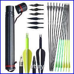 Archery Compound Bow Arrows Set Target 19-70lbs Right Handed Stabilizer Hunting