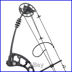 Archery Compound Bow Carbon Arrows Adjustable 30-55lbs Arrow Rest Sight Shooting