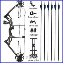 Archery Compound Bow Set 30-70lbs 320FPS Right Hand Outdoor Hunting Shooting