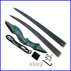 Archery Recurve Bow Longbow Takedown Bow Limb Longbow for Hunting Shooting