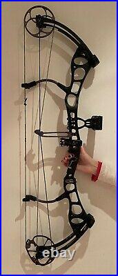 Bear Anarchy Compound Bow 50lb, 5 Pin Sights, Timberdoodle Arrow Rest and Bag