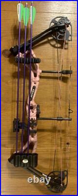 Bear Archery Apprentice III (3) Compound Bow RTH in RealTree AP (Snow Pink)