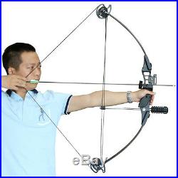 Black Archery Hunting Compound Bow Hunting Late-off 70% Outdoor 30-40lbs RH Bow