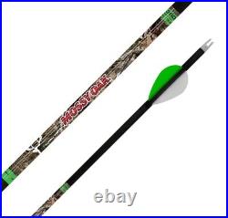 Carbon Arrows For Bow & Arrow MOSSY OAK 50-75 LBS With Inserts Brand New 11 PK