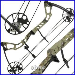 Compound Archery Bow Mirage 15-70lbs Adjustable Power Target Practice 300FPS