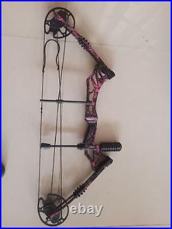 Compound Bow 30-70lbs Adjustable Arrow Rest Carbon Arrows Archery Shoot Hunting