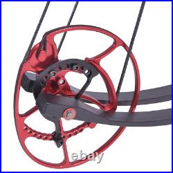 Compound Bow 40-70lbs Short Axis Archery Let Off 80% RH LH Bow Hunting Fishing
